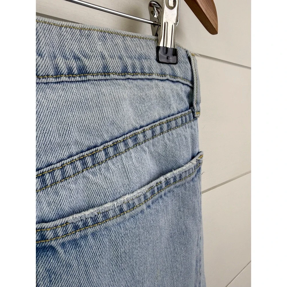 FRAME High Rise‎ Straight Leg Jeans Light Wash Cotton Lyocell NCSTTD02 MEN 29